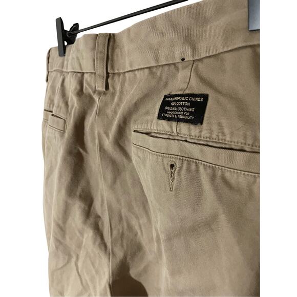 Men's Banana Republic Gavin Preppy Old Money Formal Luxury Dress Khakis 34x30 - Picture 3 of 5